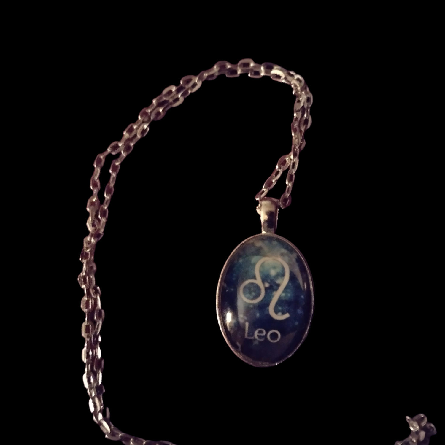 LEO sign necklace 
