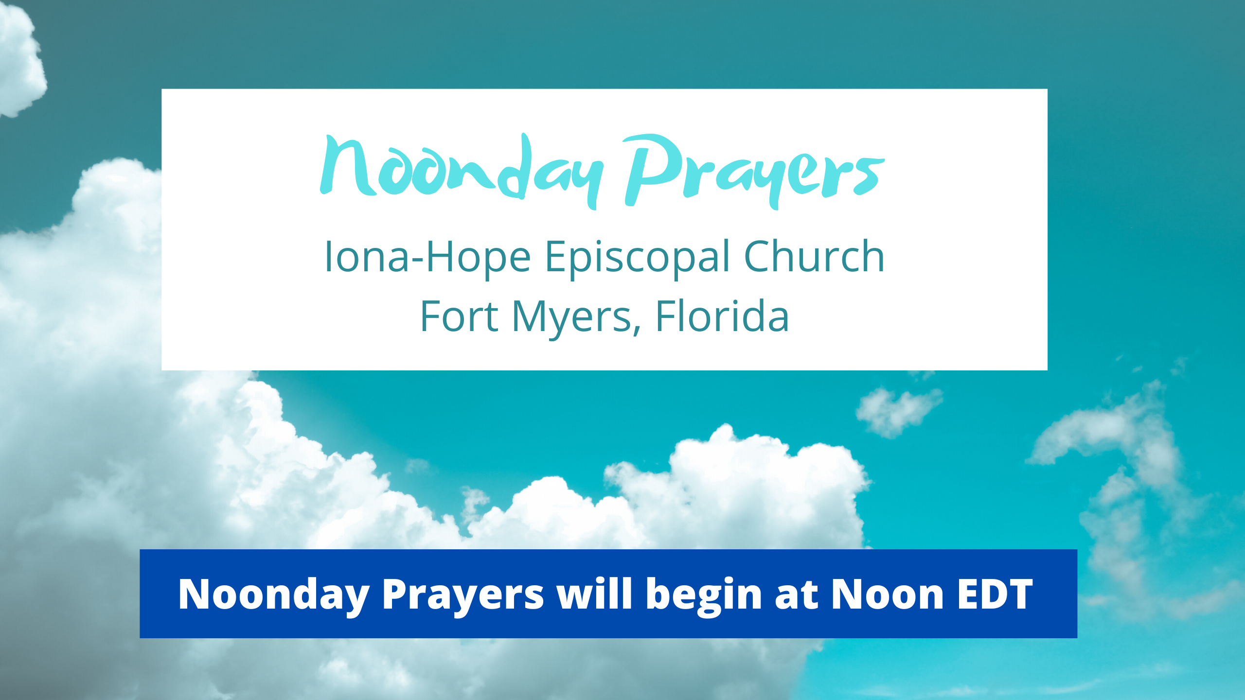 Noonday Prayers 1