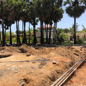 Housekeeping building under construction