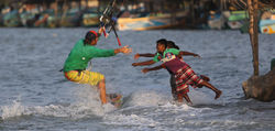 Local children