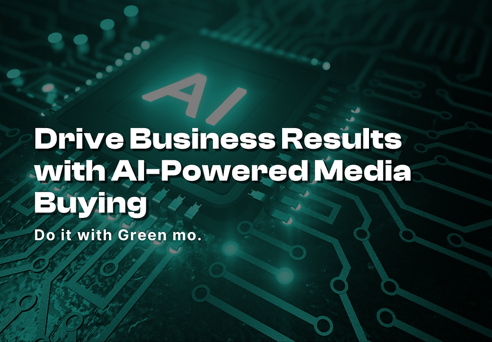 AI-powered media buying driving business results through data-driven strategies and optimized advertising campaigns.