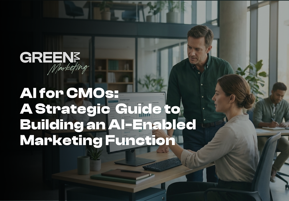 AI for CMOs: A Strategic Guide to Building an AI-Enabled Marketing Function