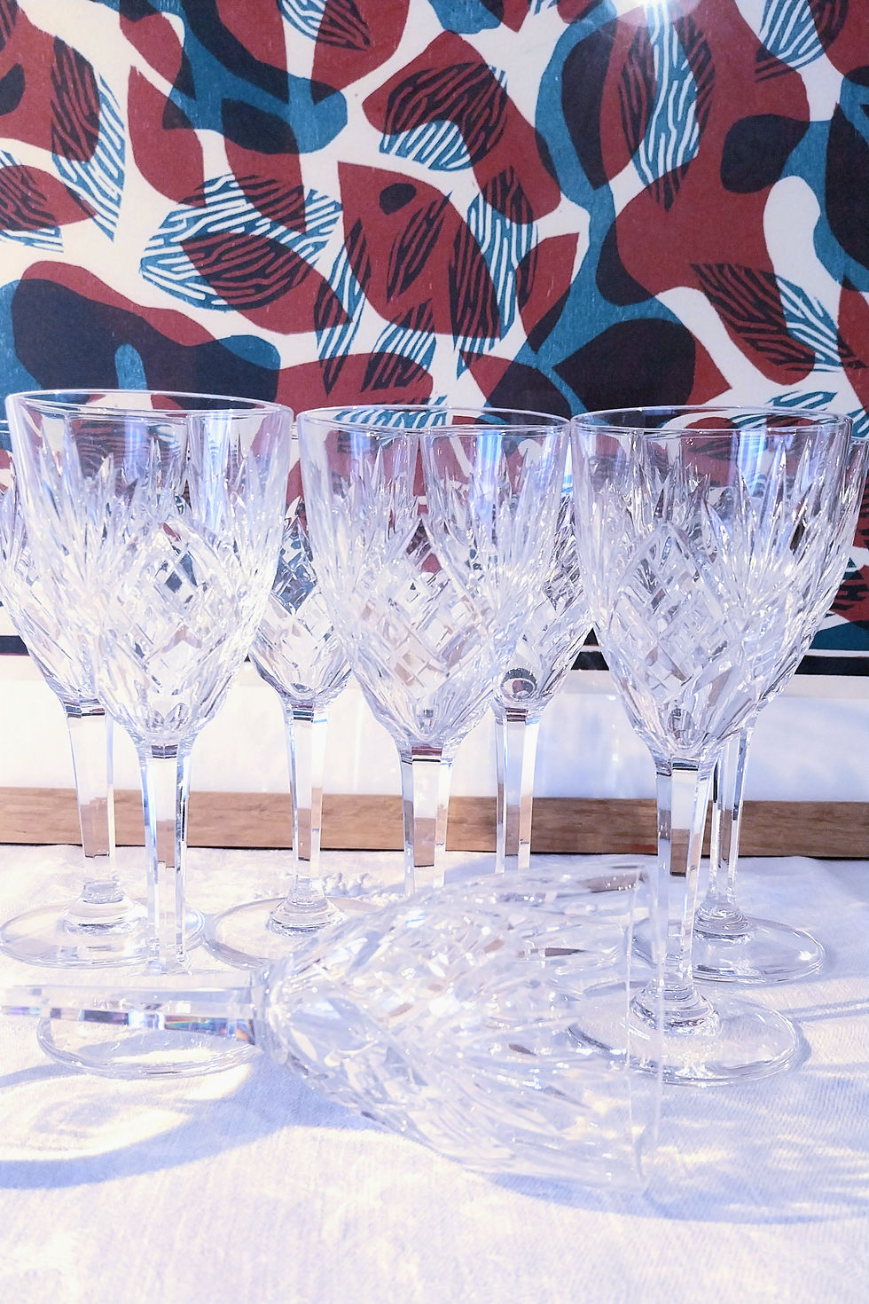 Miniature : 8 petits verres à vin en cristal Saint-Louis