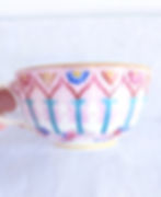 Miniature : Tasse à thé et sa sous-tasse en porcelaine - Minton, Angleterre