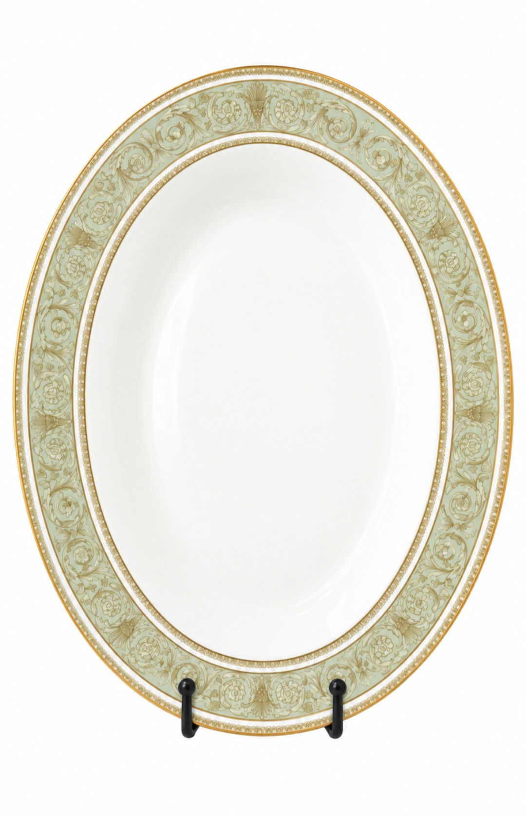 Plat de service ovale en porcelaine anglaise Royal Doulton