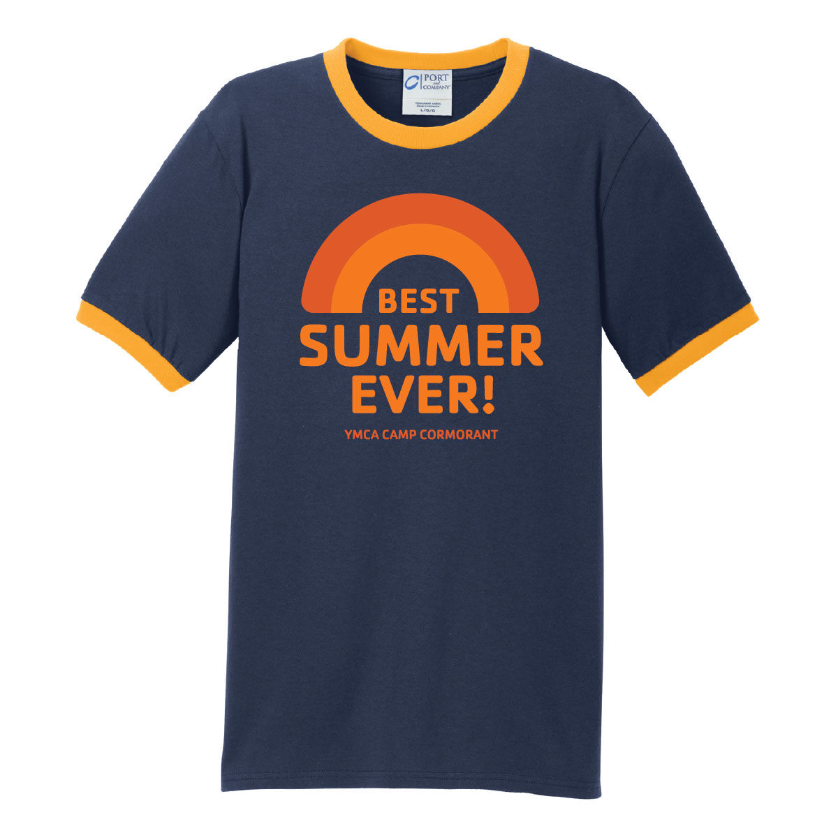 Best Summer - Port & Co™ Core Cotton Ringer Tee