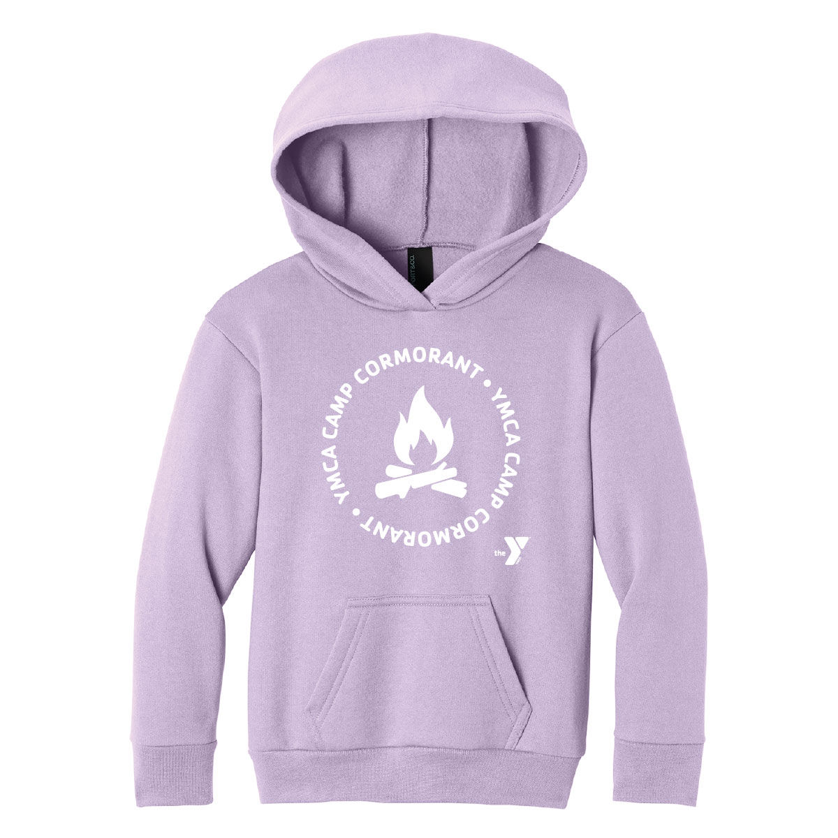 Campfire - Port & Co Youth Easy Fleece Pullover Hooded Sweatshirt