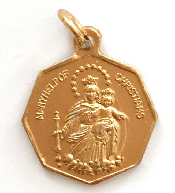 Mary Help of Christians pendant