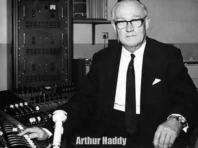 Arthur Haddy in the studio, 1960s