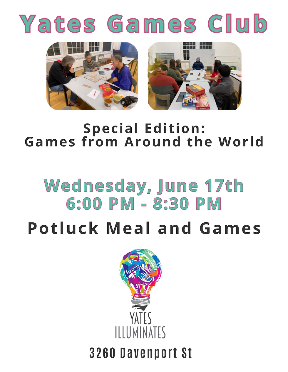 Yates Games Club: Games from Around the World