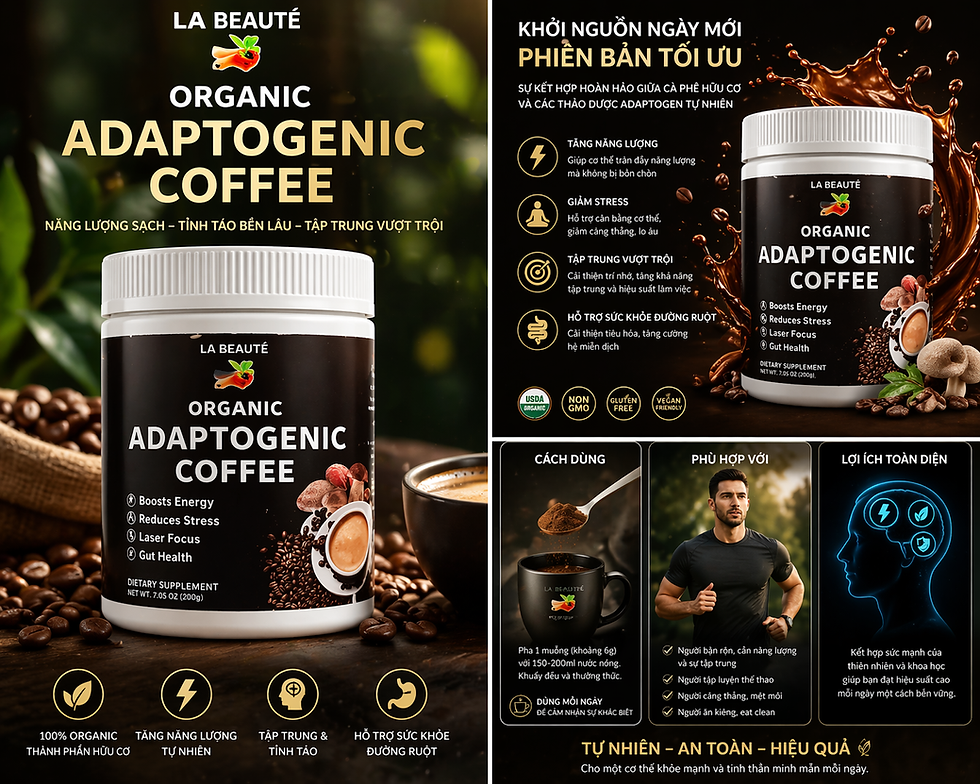 ☕ CÀ PHÊ THẢO DƯỢC - ADAPTOGENIC COFFEE ☕