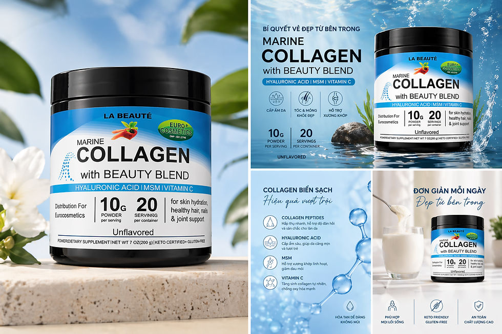 ✨ COLLAGEN BIỂN – TRẺ HÓA DA TỪ BÊN TRONG ✨