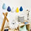 Miniature : Guirlande pour décoration chambre bébé et enfant Fabriqué en France