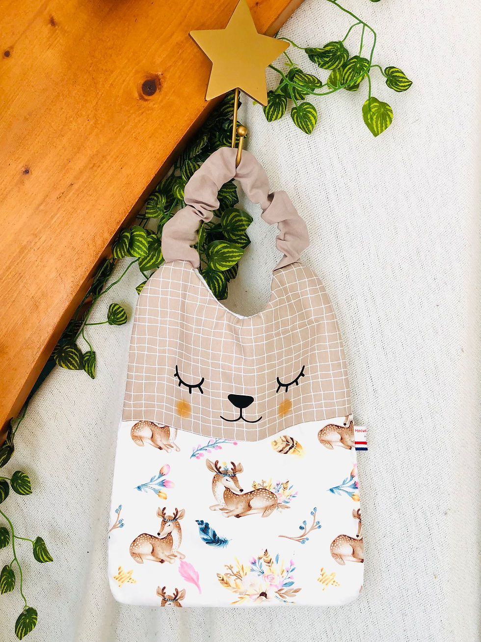 Miniature : Serviette élastique maternelle - Faon et Koala