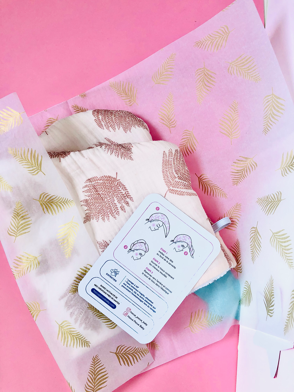 Miniature : Serviette cheveux turban - Adulte