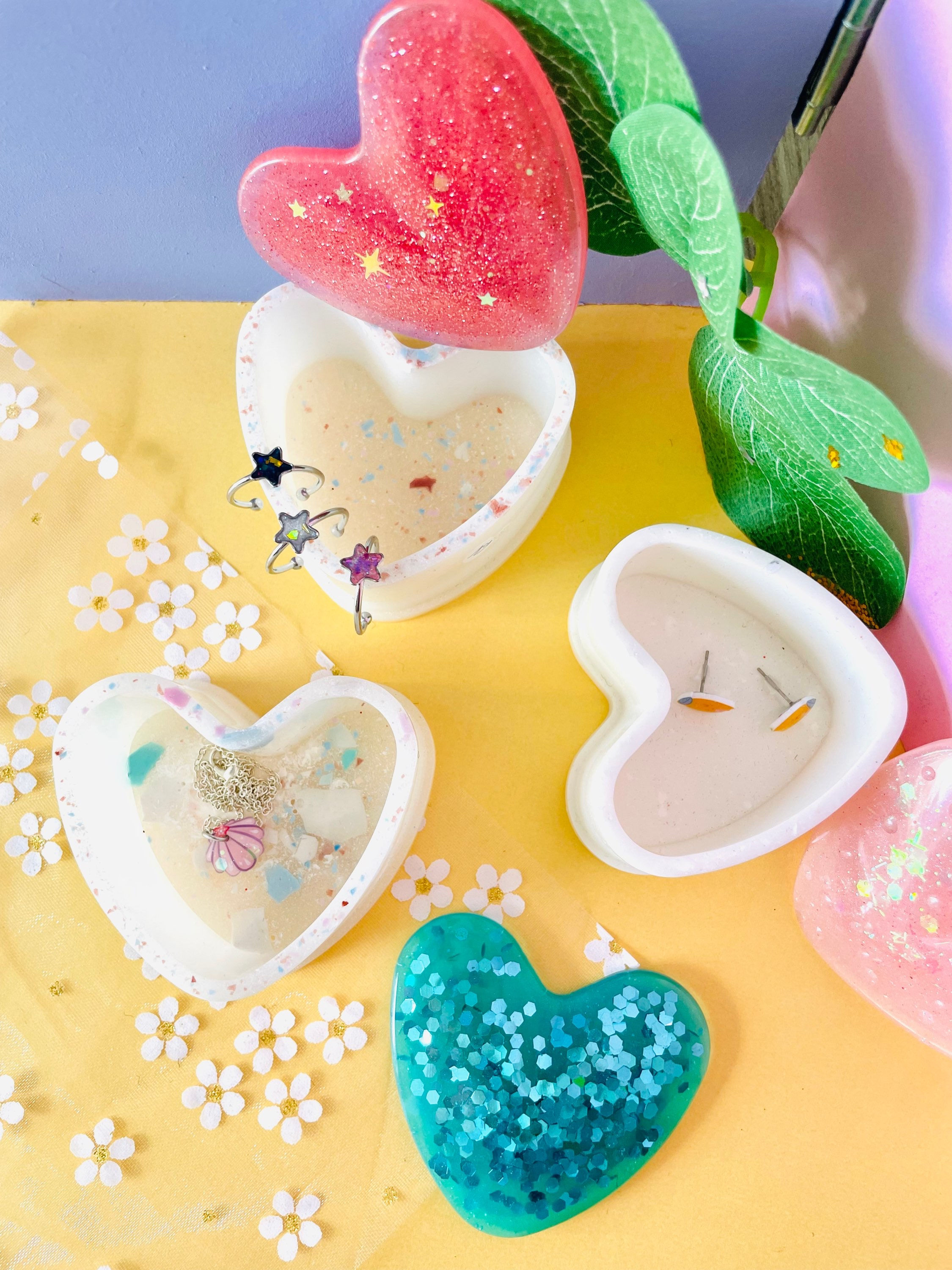 Boite à bijoux en résine