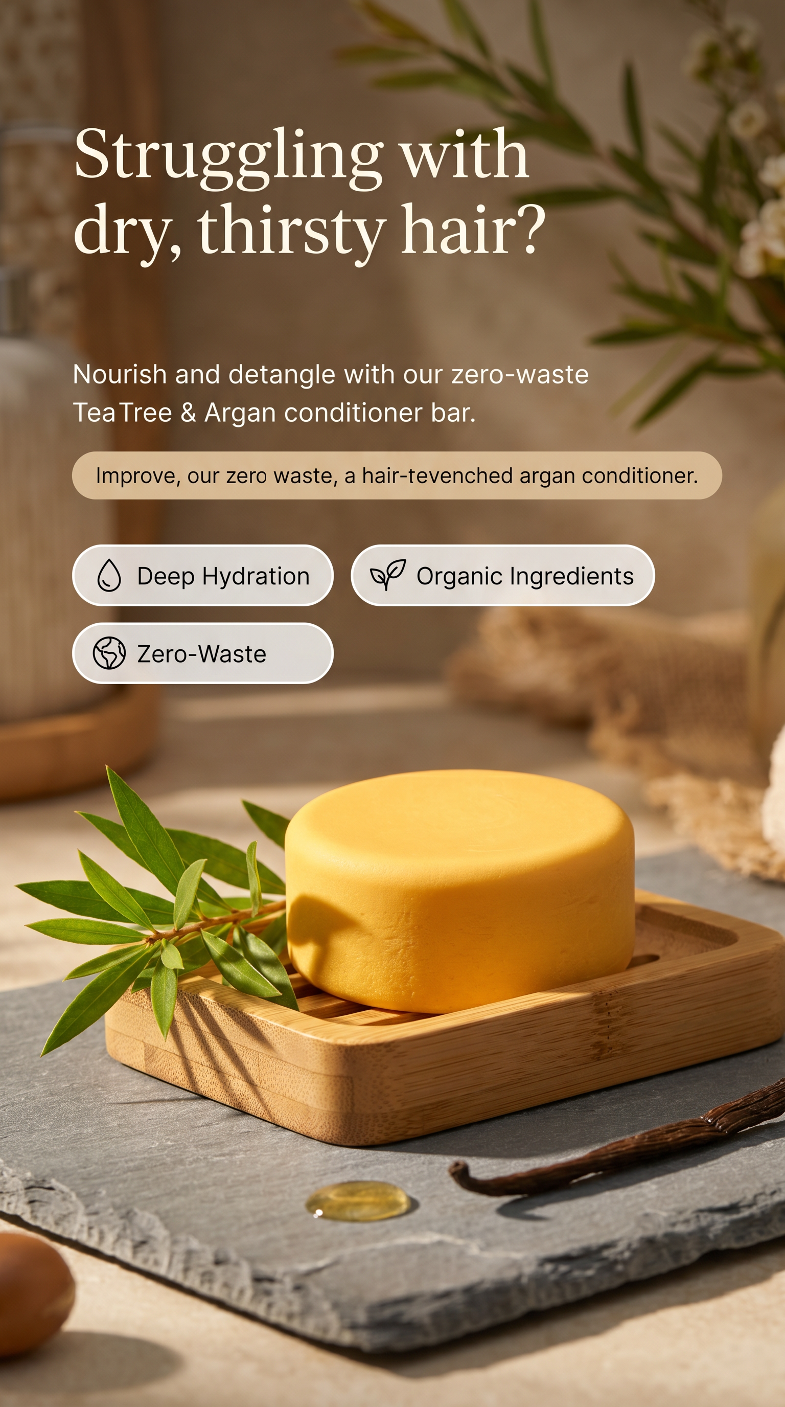 Calendula Cocoa and Tea Tree Hair Conditioner