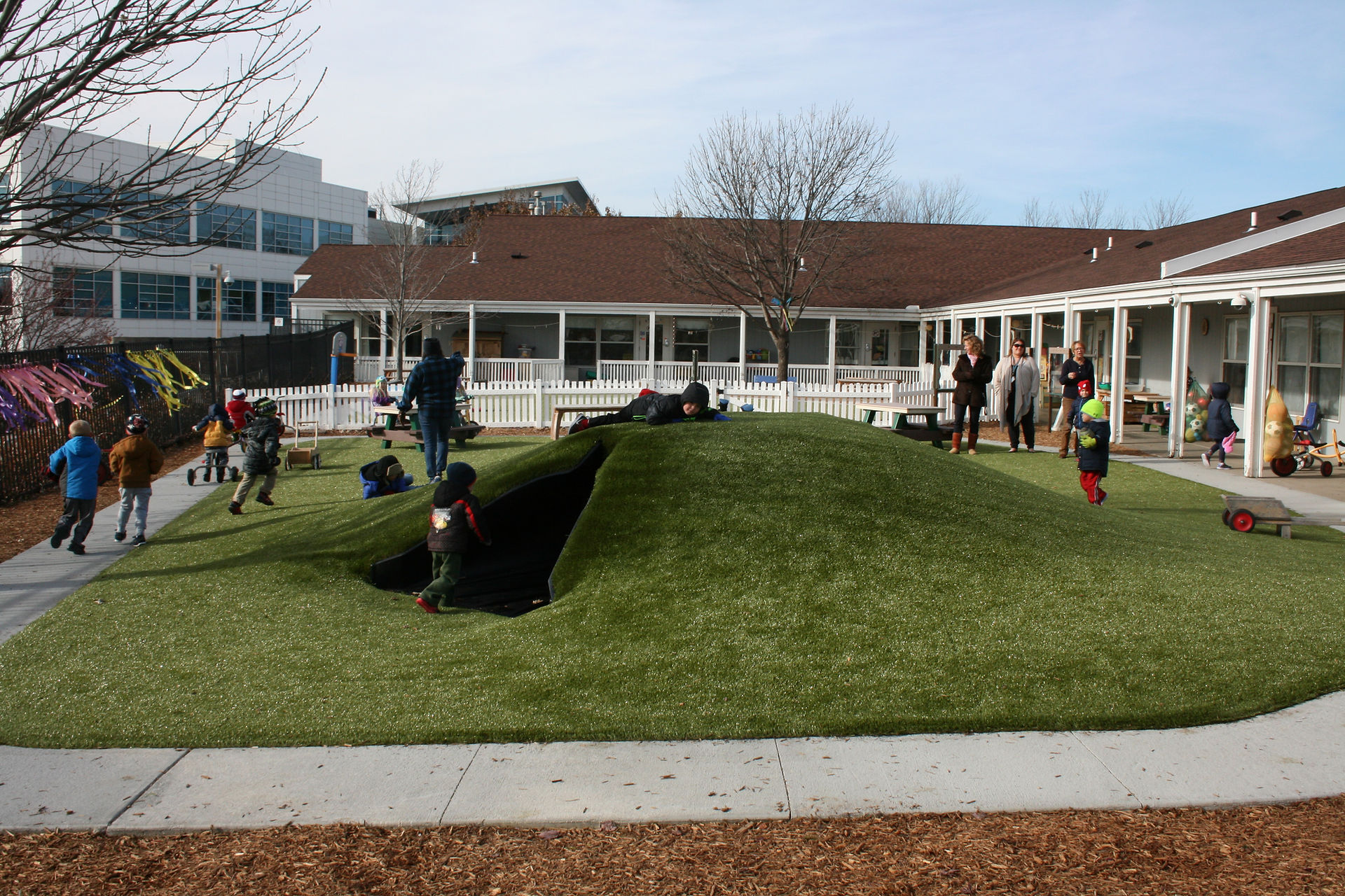 Playground for 3 to 5 year olds.