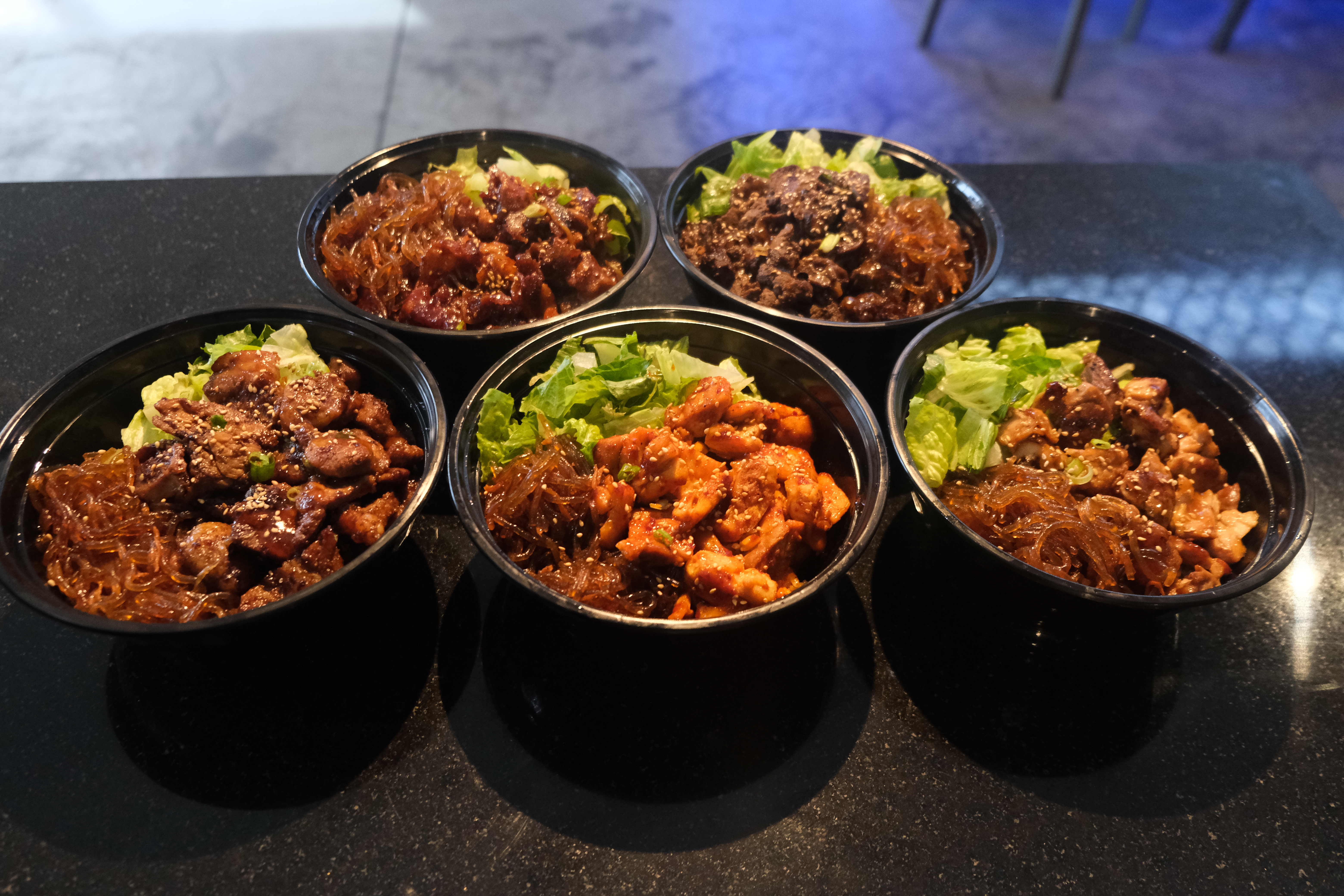 Arranged Food and Objects