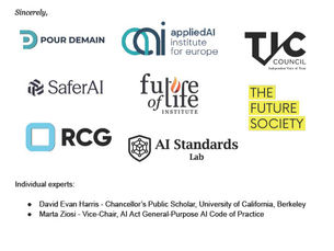 Open joint letter on AI Office resourcing