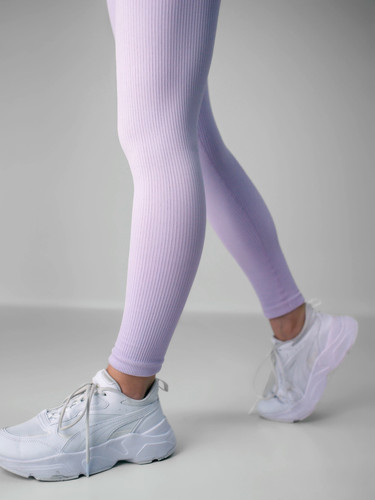 Backline Hip Leggings Rib: Lavender | Flamingo Squat