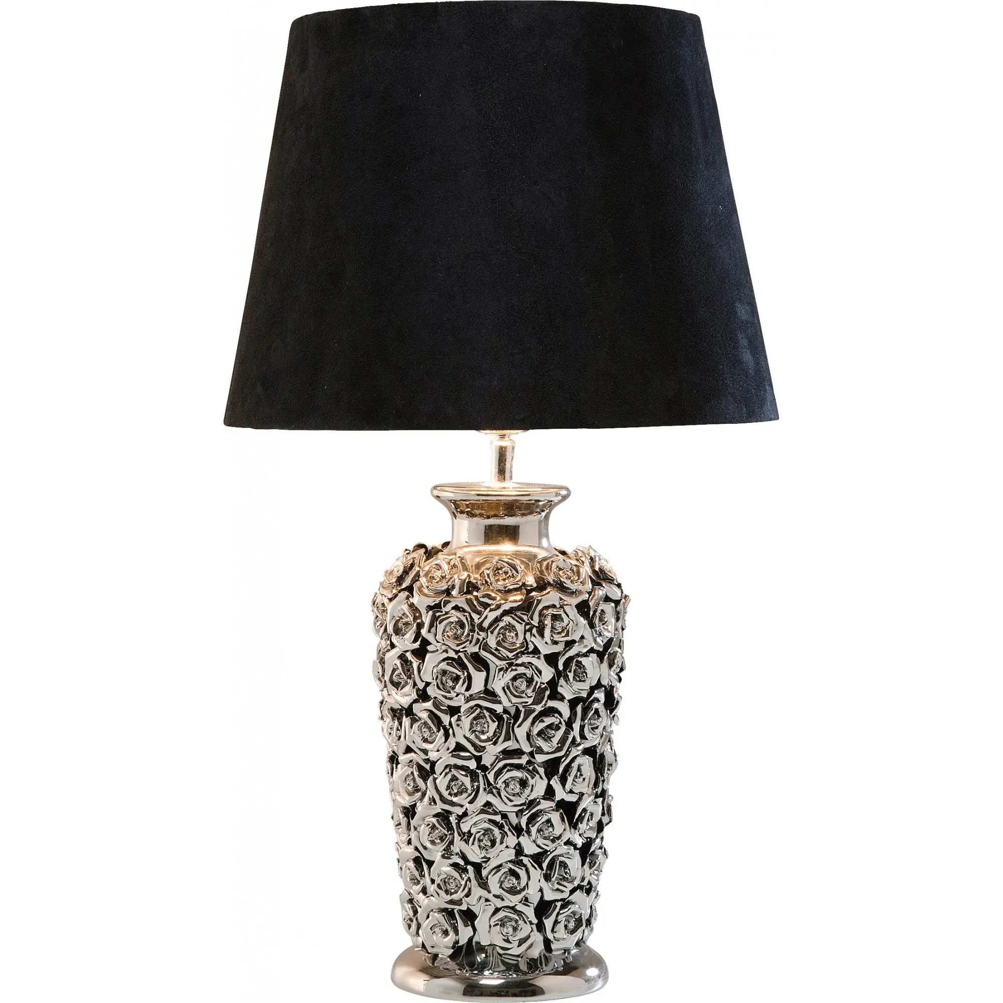 Lampe rose argent