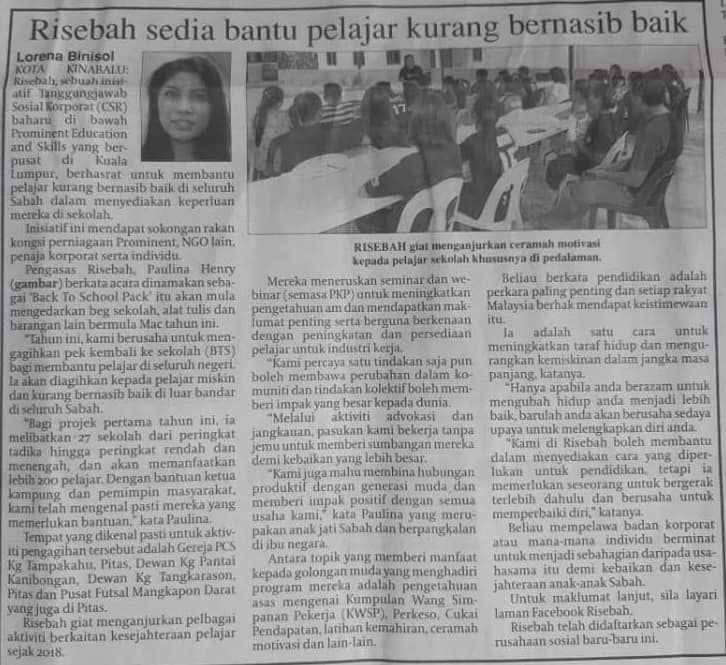 Media Report: Daily Express Sabah