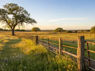 Mobile home lot for sale in Central Texas.