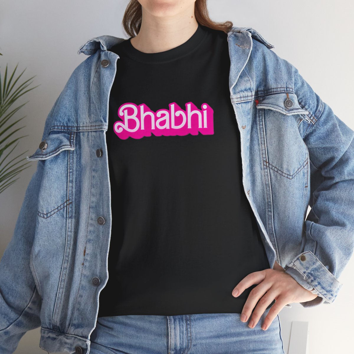 Bhabhi, Crewneck T-Shirt for Men & Women, Unisex Graphic Tee, Desi Clothes