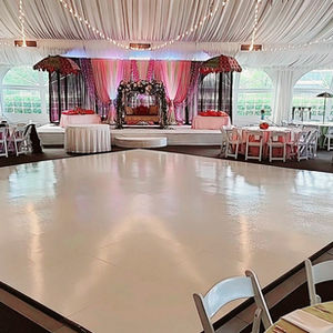 Slate White Floor, featuring a low-sheen matte finish and stone-like architectural texture.