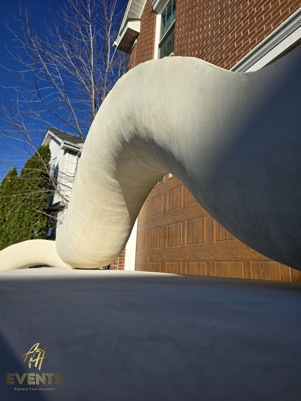 modular architectural arch and tiered stage platform