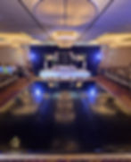 black vinyl dance floor wrap