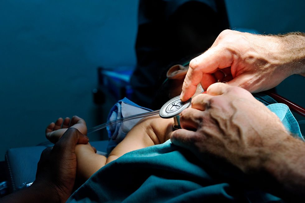 The Heart Fund - Mauritania - Child in operating room