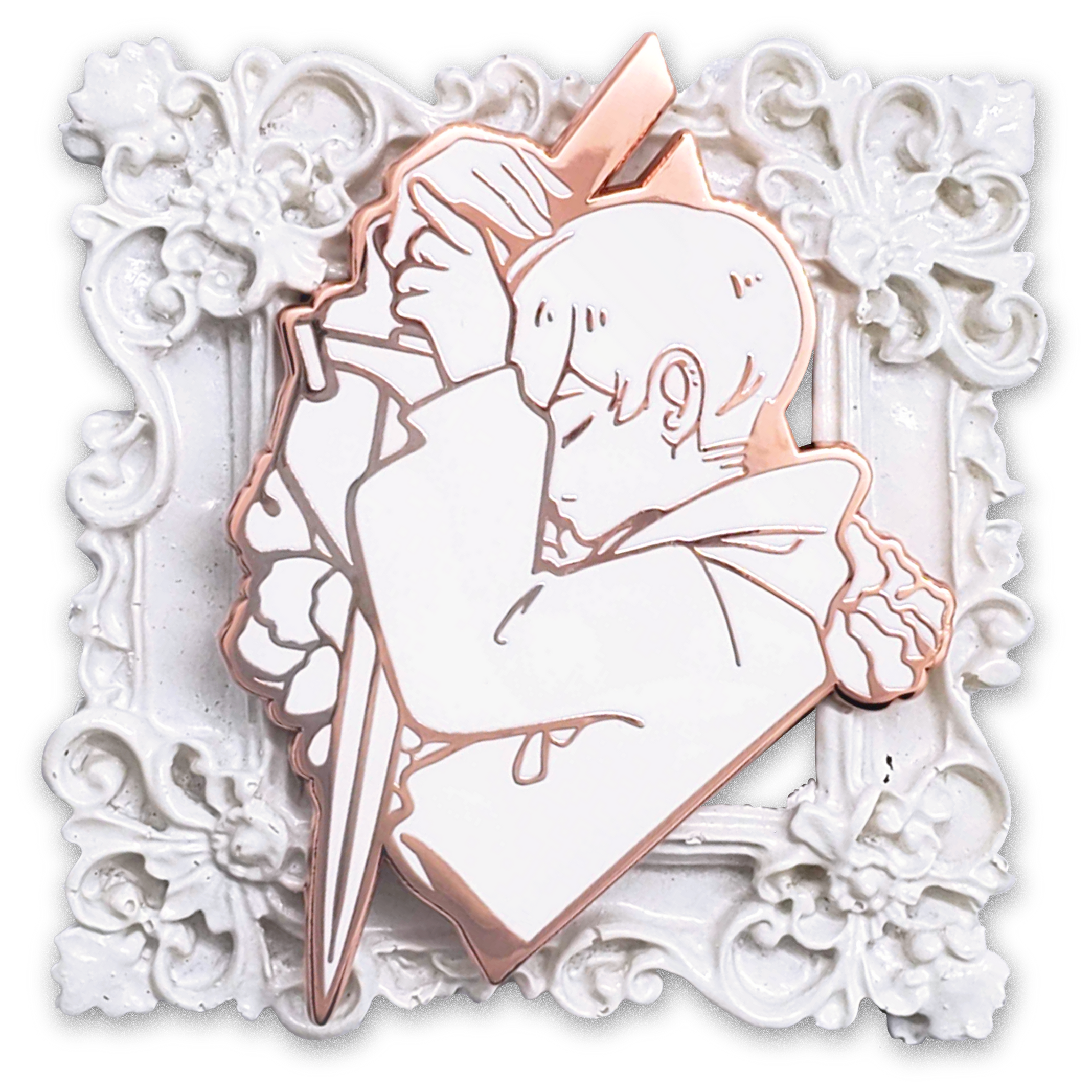 original | ashen knight enamel pin | april 2022 patreon exclusive