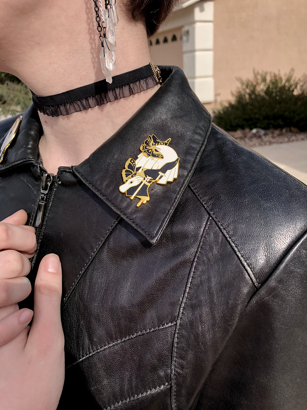 Thumbnail: original | penumbra familiars enamel pin