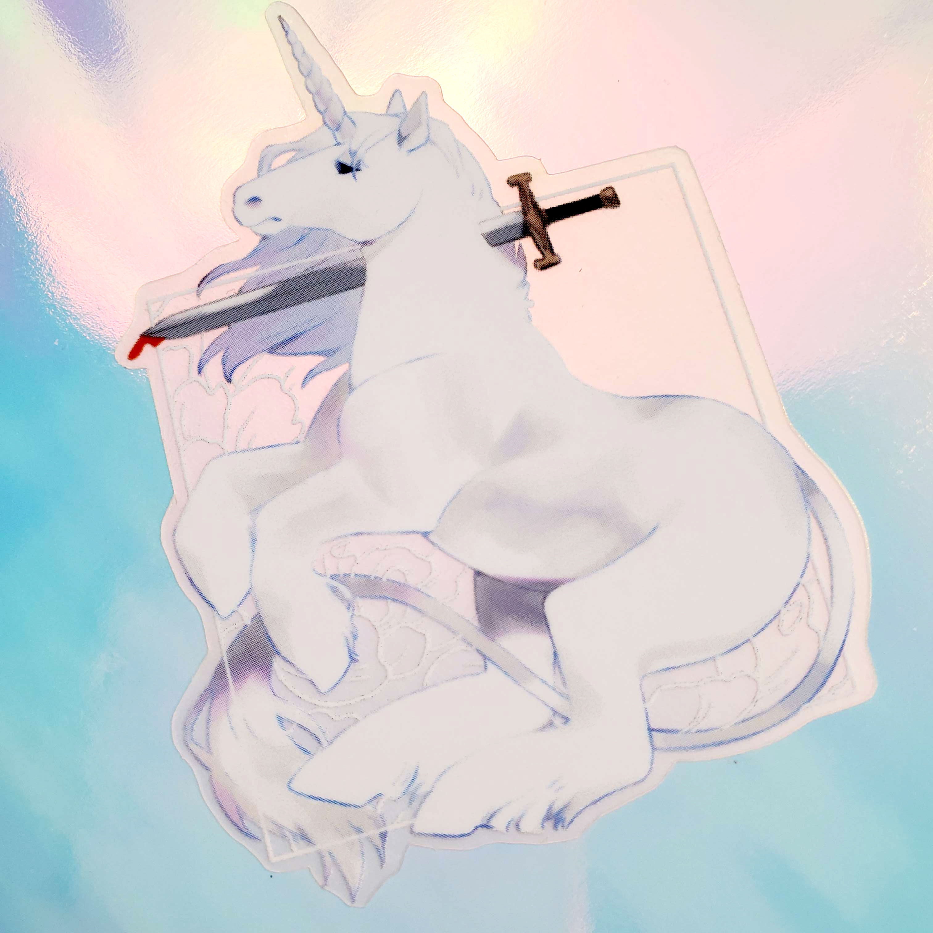 original | unicorn vinyl sticker | may 2024 patreon exclusive