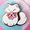 Thumbnail: GUEST ARTIST :  original | bow the cat enamel pin | alumeire banner collection