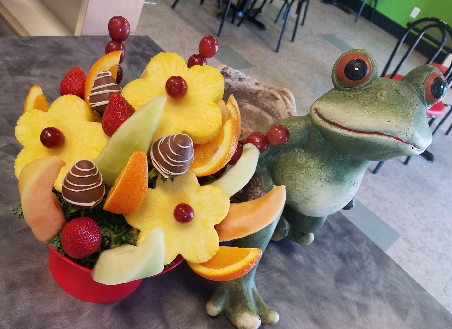 Arranged Food and Objects