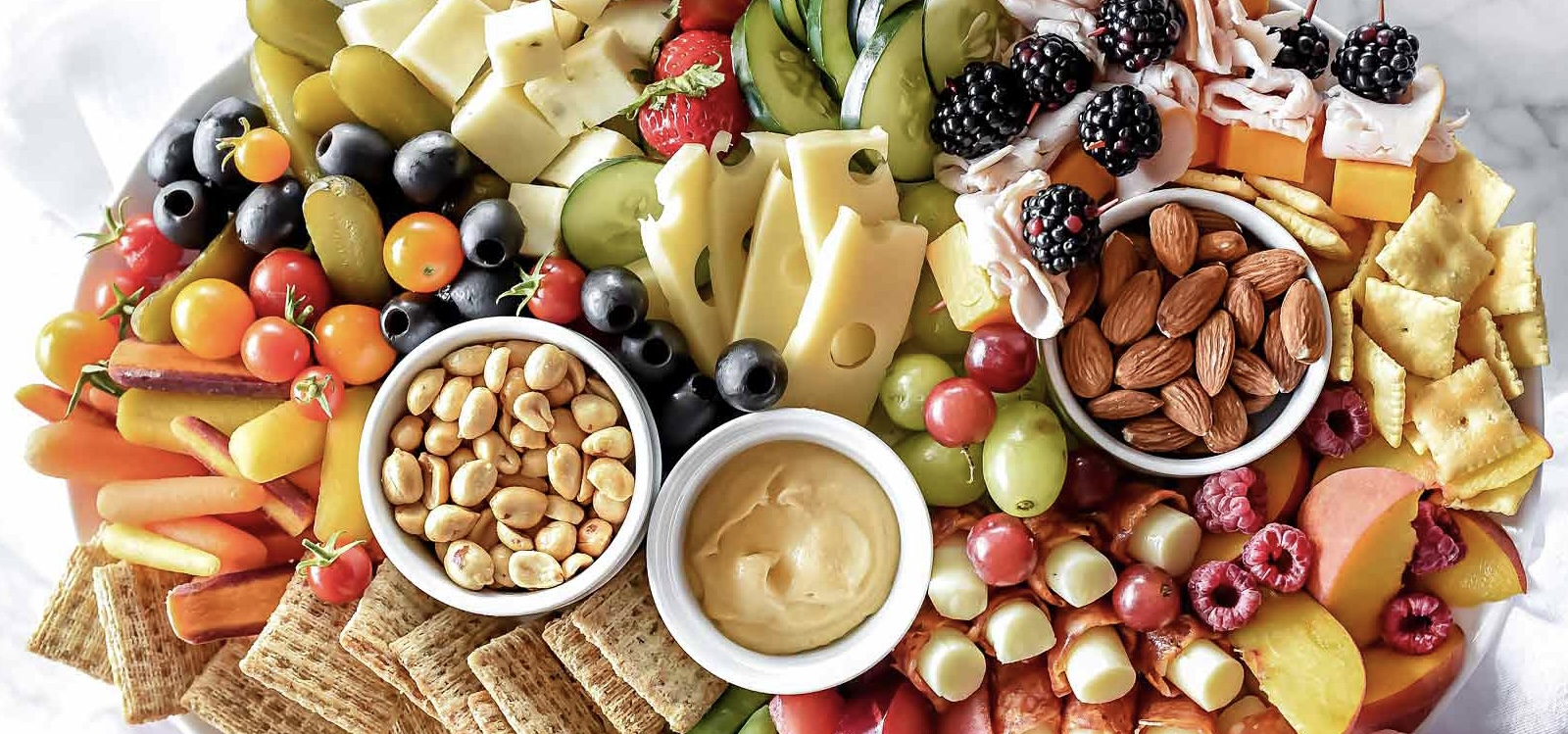 Arranged Food and Objects