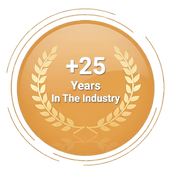 more than 25 years in the industry