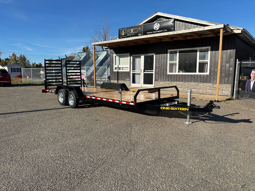 2026 One Sixteen🍁 7'x18' Equipment Trailer