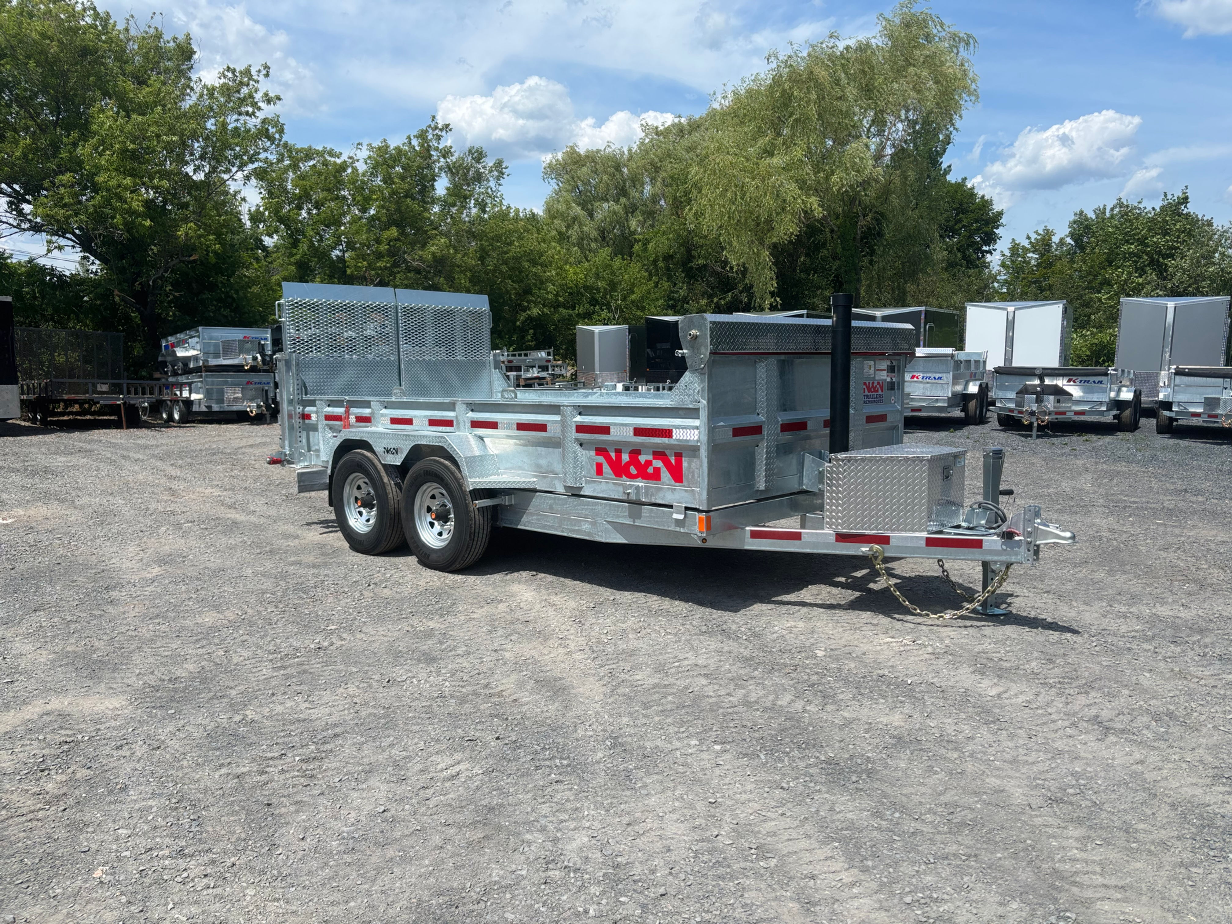 2026 N&N Trailers🍁 7x14 Landscape Dump