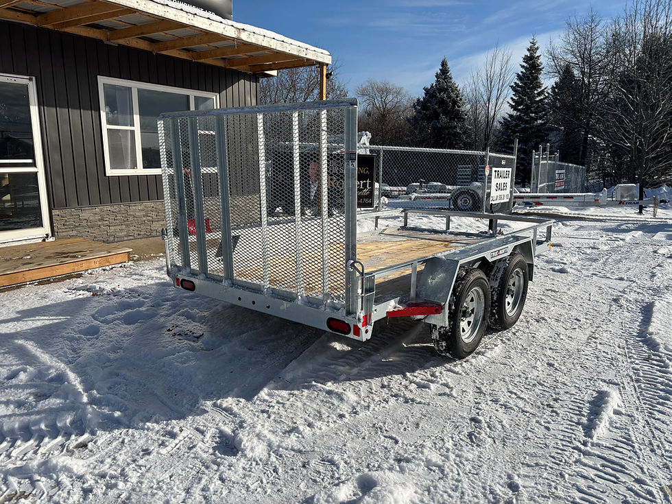 Thumbnail: 2026 True North🍁 6.5'x12’ Tandem Utility Trailer