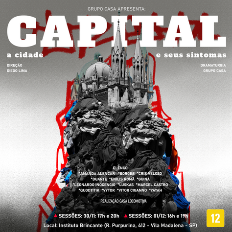 Peça ''Capital - A cidade e seus sintomas''