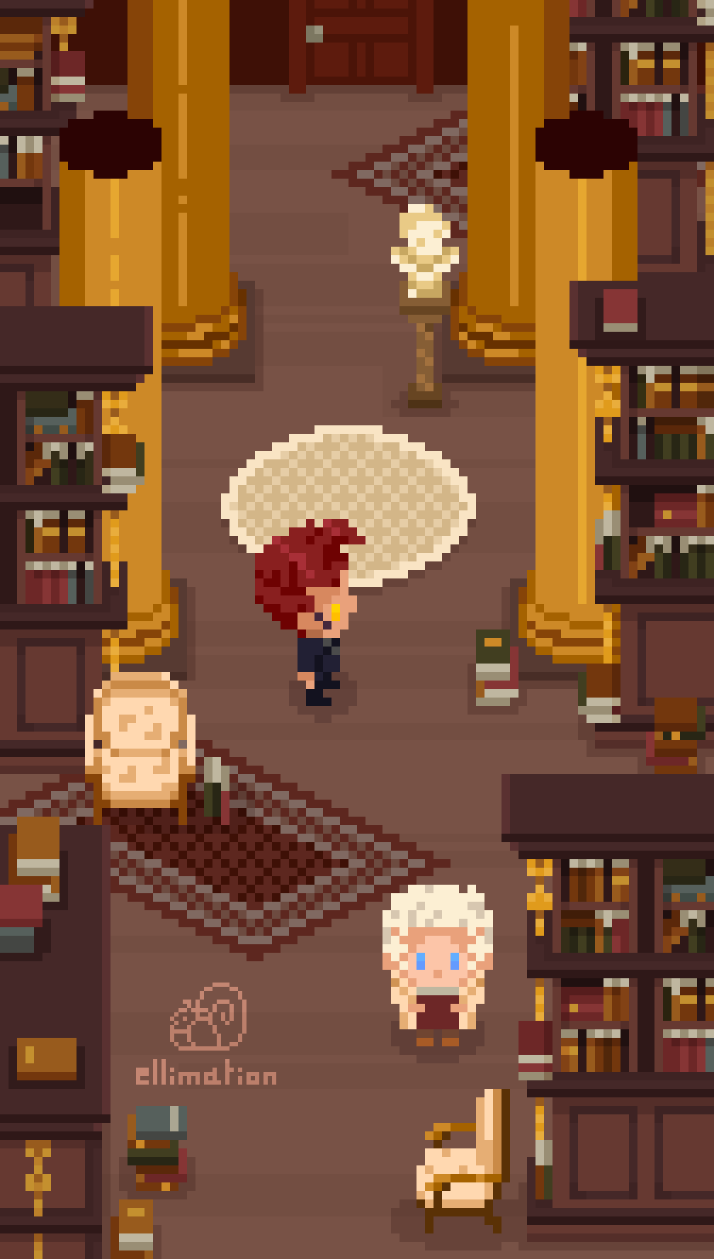 Good Omens Pixel Game Bookshop_animation_done.gif