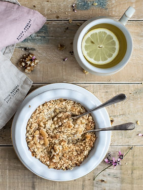 Idea for healthy breakfast - apple crum