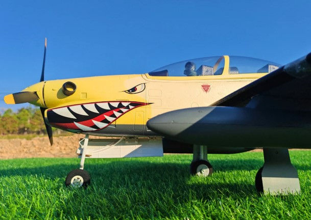 Thumbnail: Dynam RC EMB-312 Tucano 4S  - 1.3m Wingspan w/ Flaps - PNP