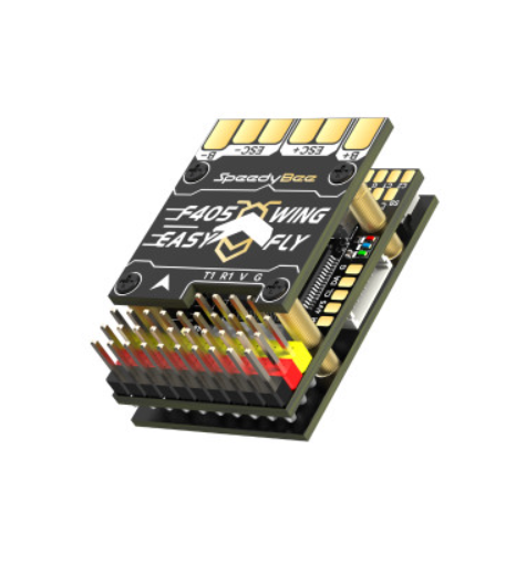 Thumbnail: SpeedyBee F405 WING MINI Fixed Wing Flight Controller left front angled view