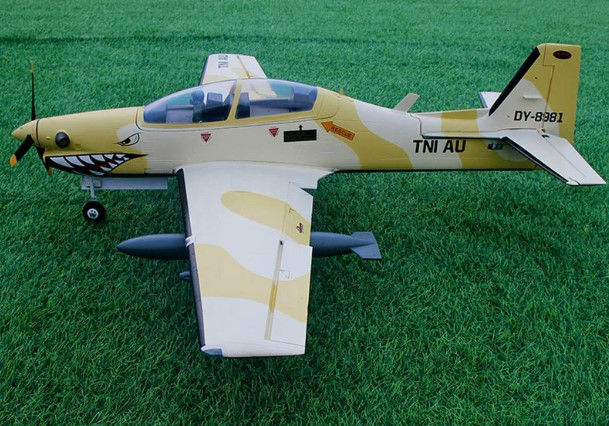 Thumbnail: Dynam RC EMB-312 Tucano 4S  - 1.3m Wingspan w/ Flaps - PNP