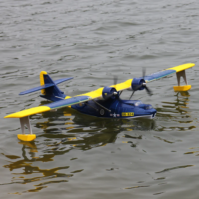 Dynam PBY Catalina V2 Blue Twin Engine RC Seaplane 1470mm 57" Wingspan